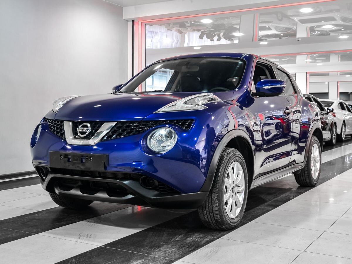 Купить БУ Nissan Juke 2014 года выпуска с пробегом 90 898 км в Москве,  продажа б/у Ниссан Juke (синий) — Автосалон Trade Profi