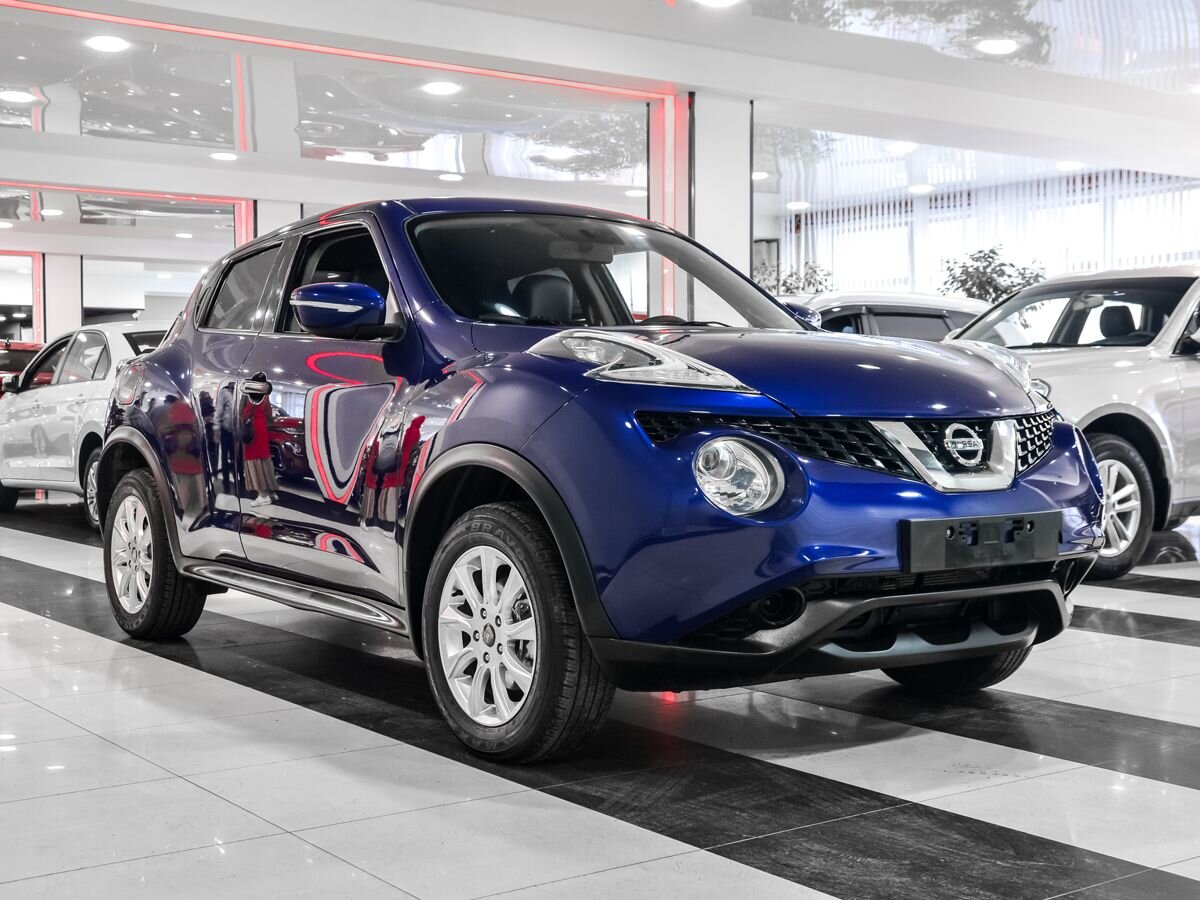 Купить БУ Nissan Juke 2014 года выпуска с пробегом 90 898 км в Москве,  продажа б/у Ниссан Juke (синий) — Автосалон Trade Profi