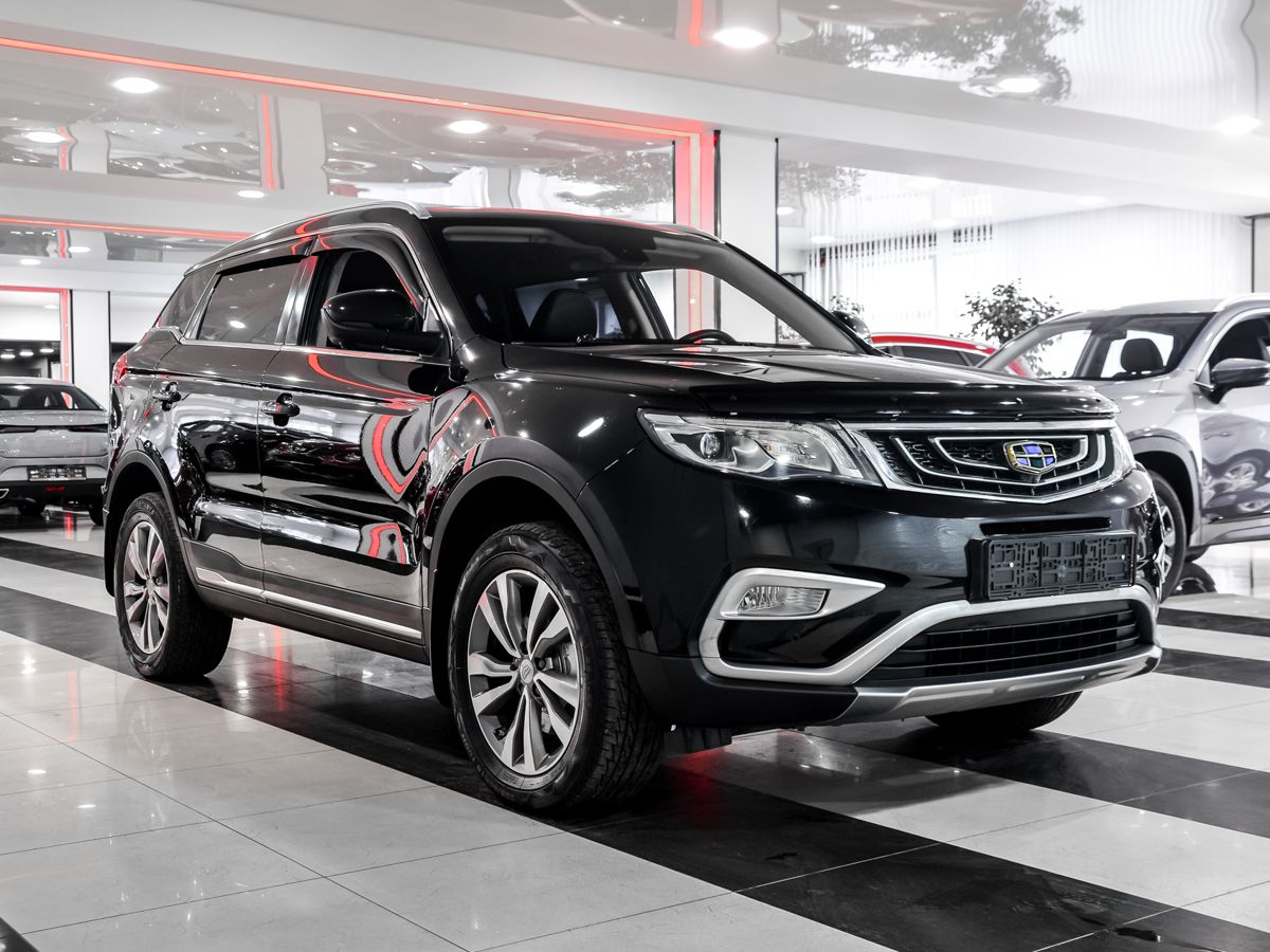 Купить БУ Geely Atlas 2019 года выпуска с пробегом 83 862 км в Москве,  продажа б/у Джили Atlas (черный) — Автосалон Trade Profi